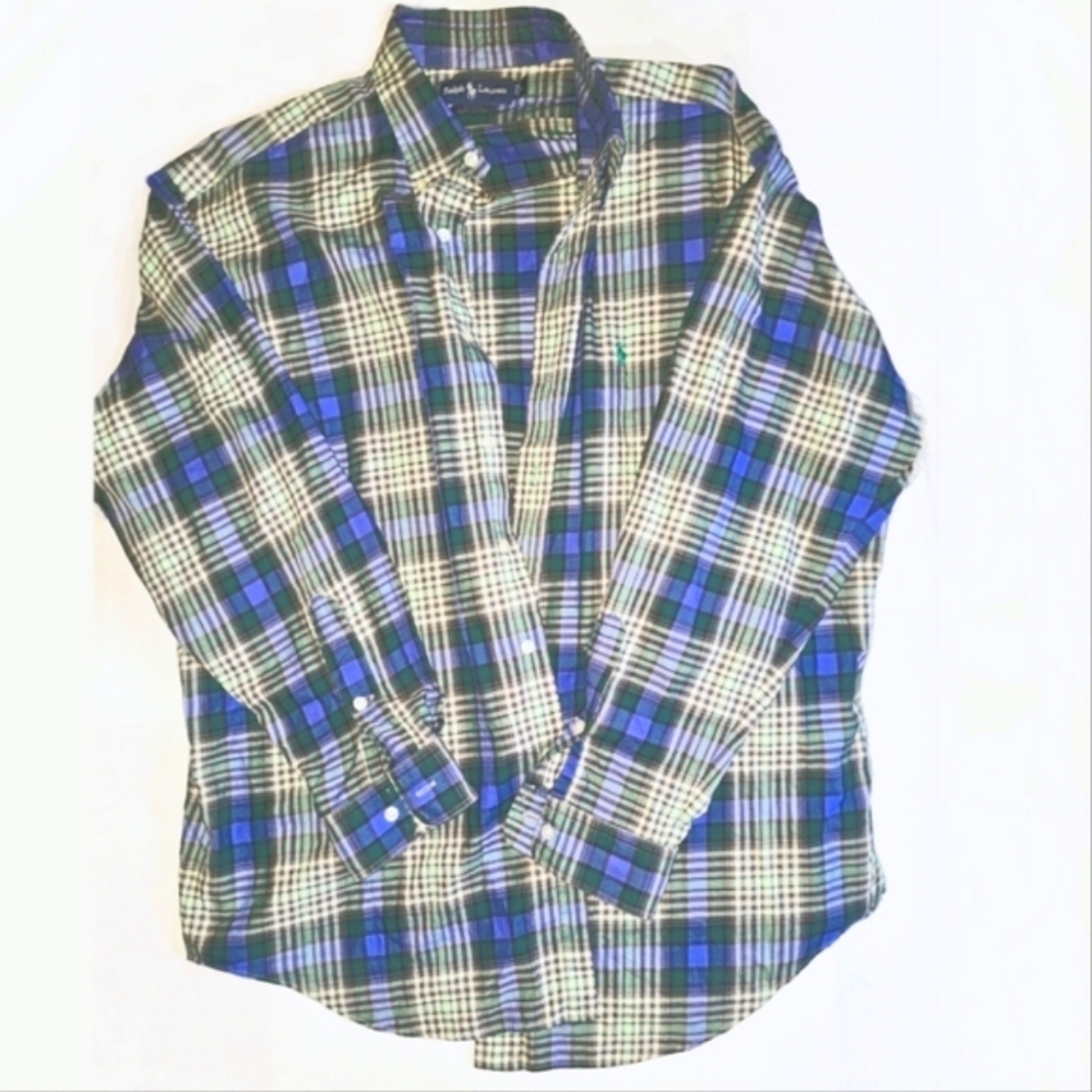 Ralph Lauren Blake Plaid Button Down Shirt - Picture 1 of 4